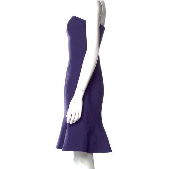 Cinq a sept Calvina Dress - strapless Indigo blue size 4 - Picture 2 of 5